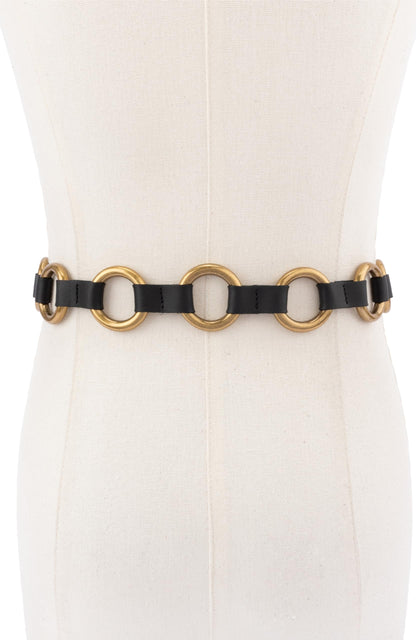 Michael Kors Womens Multi Ring Belt, Stylish & Versatile Fashion Accessory for Everyday Wear