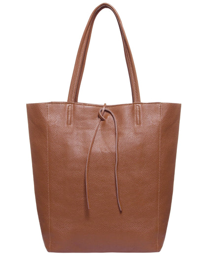 TAKEASY Genuine Italian Leather Tote Bag for Women, Large Slouchy Purse