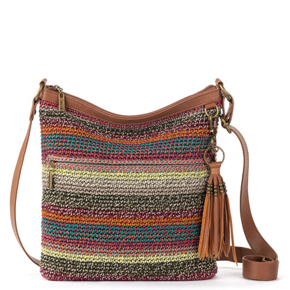 The Sak Lucia Crossbody Bag in Crochet, Convertible Purse with Adjustable Shoulder Strap