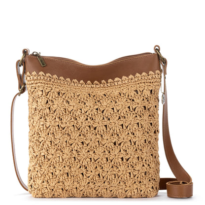 The Sak Lucia Crossbody Bag in Crochet, Convertible Purse with Adjustable Shoulder Strap